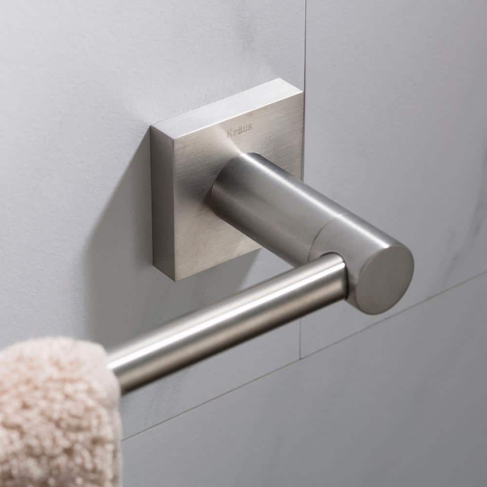 Ventus Brushed Nickel 25.38" Wall Mounted Towel Bar
