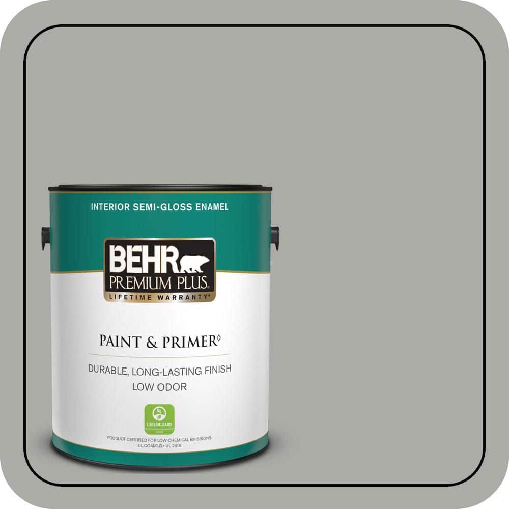 1 gal. #PPF-39 Cool Granite Semi-Gloss Enamel Low Odor Interior Paint & Primer price history on PriceWatchPro