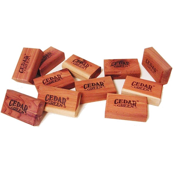 CEDAR GREEN Aromatic Cedar Blocks (36-Piece), 2.5"x1.5"x0.75"