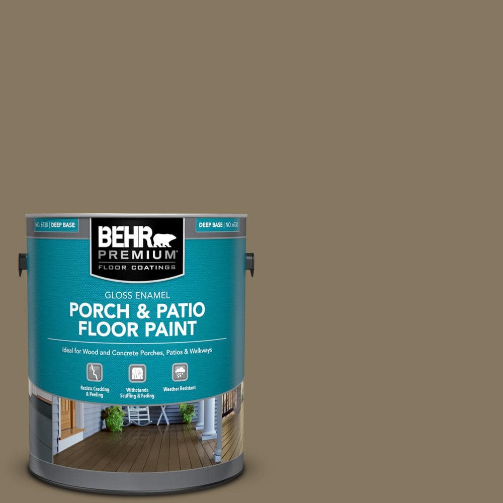 1 gal. #N310-6 Palm Desert Gloss Enamel Interior/Exterior Porch and Patio Floor Paint price history on PriceWatchPro