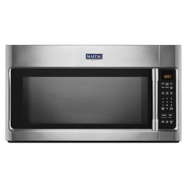 Maytag 2.0 cu. ft. Over the Range Microwave in Fingerprint Resistant Stainless Steel with Sensor Cooking