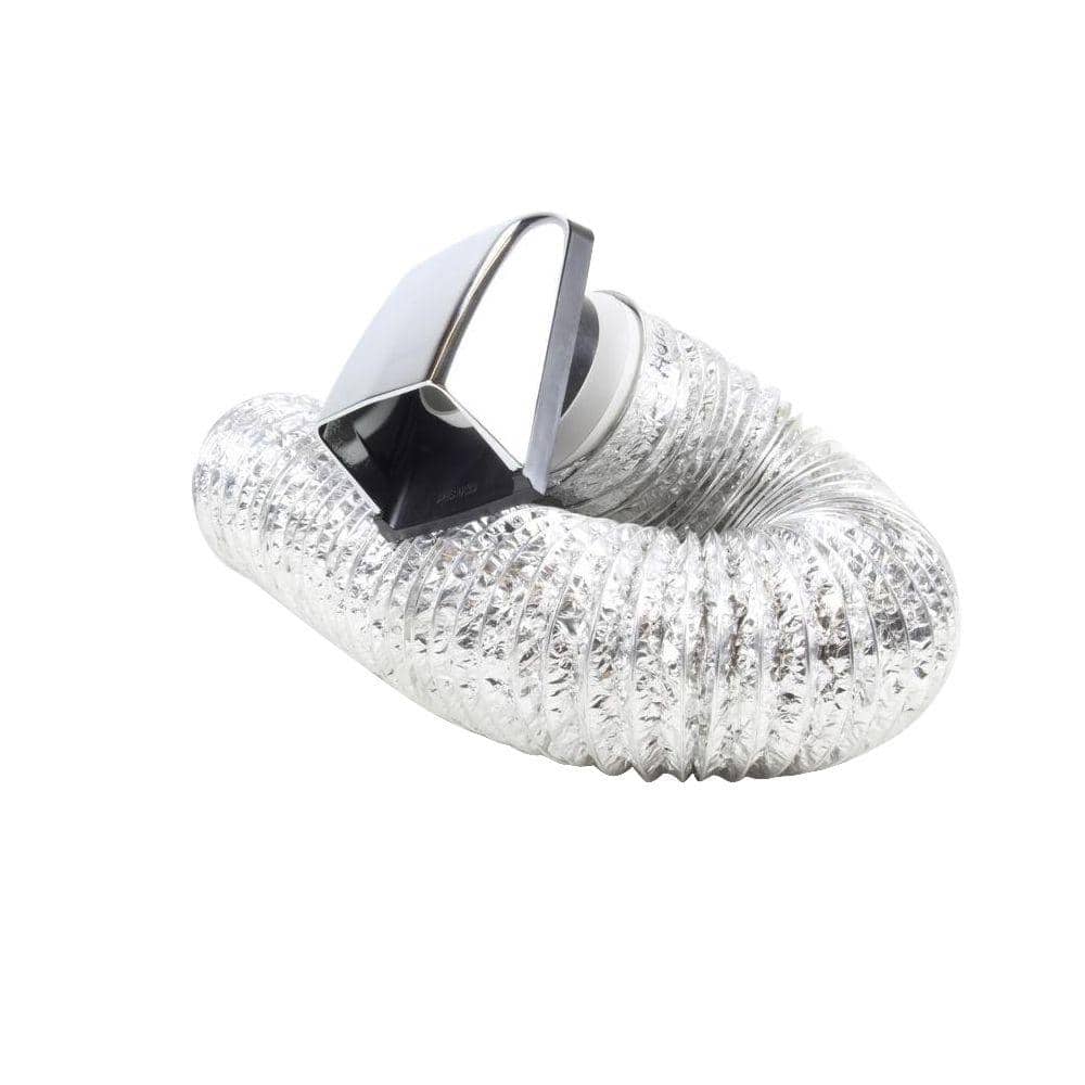 Outside Vent Kit in White for Laundry Appliances