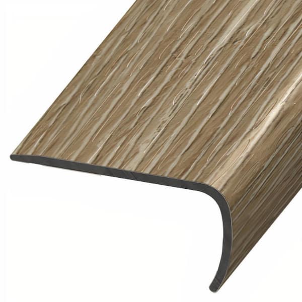 ASPEN FLOORING Beckham 1 in. Thick x 2 in. Width x 94 in. Length Rigid Core Stair Nosing Vinyl Molding