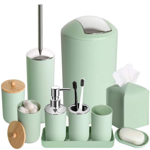 Bathroom Accessory Sets With Trash Can