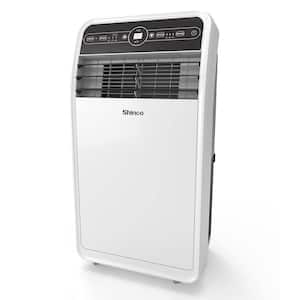 10,000 BTU Portable Air Conditioner Cools 300 Sq. Ft. with Dehumidifier and Fan in White