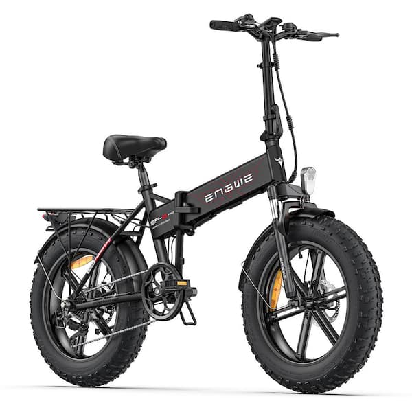 Unbranded 20 in. 750W Aluminum Front Shock Absorber Foldable Electric Bike with LED Display in Black