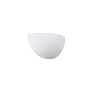 Collette 10 in. 1-Light White LED Wall Sconce with Selectable CCT
