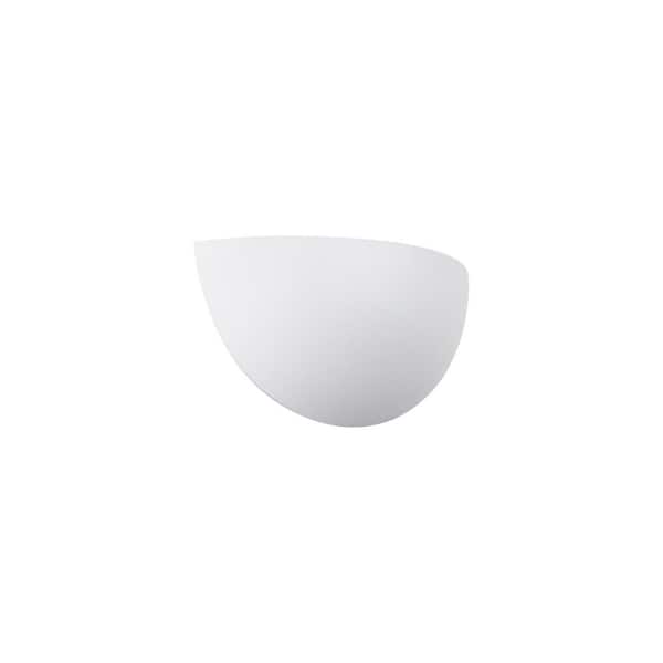 Unbranded Collette 10 in. 1-Light White LED Wall Sconce with Selectable CCT