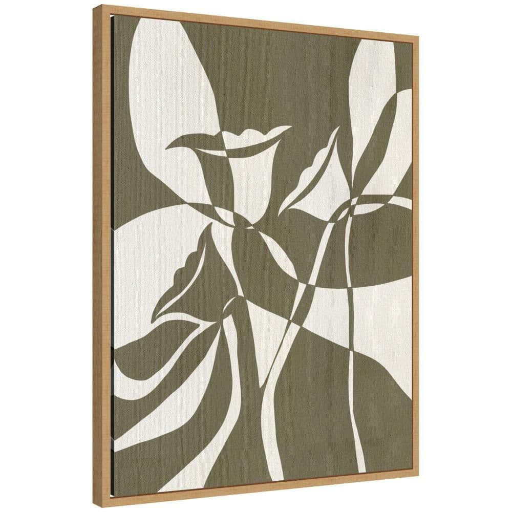 "Sylvie ""Boundby Beauty 4"" by Shatha Al Dafai Abstract Framed Art Print 30 in. x 23 in." price history on PriceWatchPro