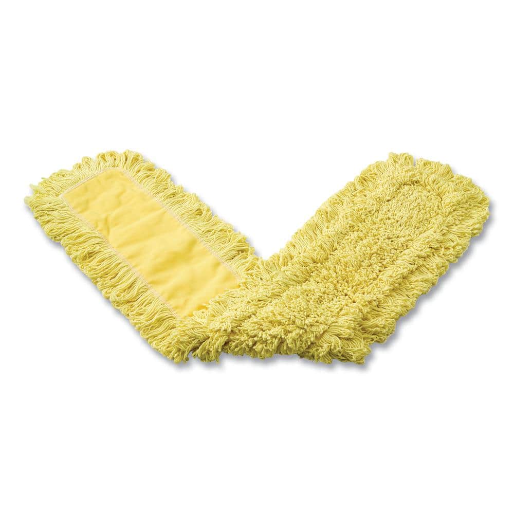 Yellow 48-Inch Looped-End Yarn Dust Mop Head