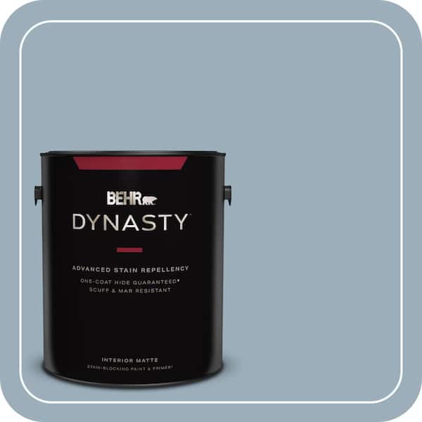 BEHR DYNASTY 1 gal. Home Decorators Collection #HDC-CT-24 Rainy Sidewalk Matte Interior Stain-Blocking Paint & Primer