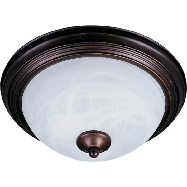 Outdoor Essentials 1-Light Oil Rubbed Bronze Outdoor Flushmount
