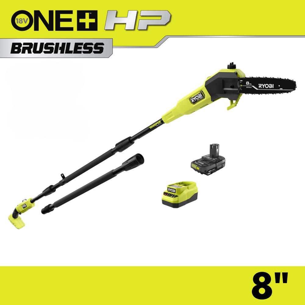 RYOBI ONE+ HP 18V Brushless Whisper Series 8 in. Cordless Battery