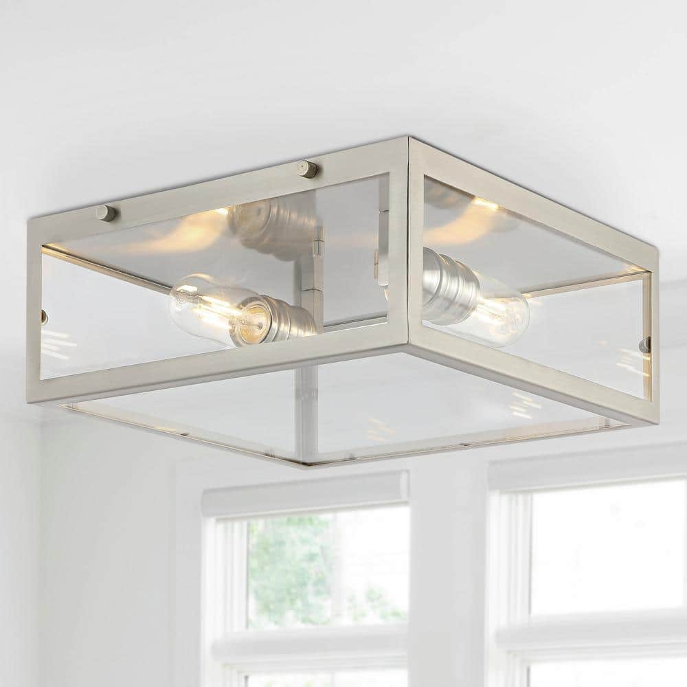 Grayson Metal/Glass LED Flush Mount