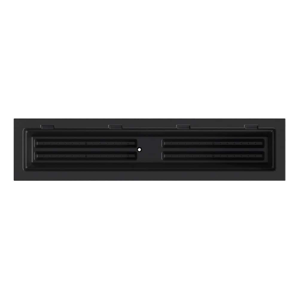 Black Polyethylene Self-Watering Window Box Planter, 48-inch