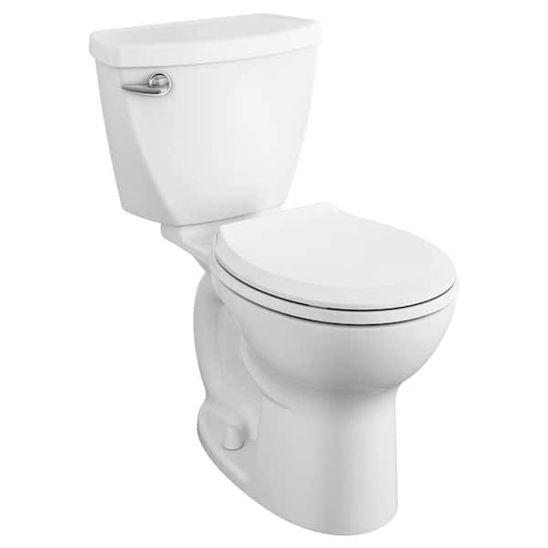 American Standard Cadet 3 in. Tall 2-piece 1.28 GPF Single Flush Round Toilet in White, Seat Included (4-Pack)