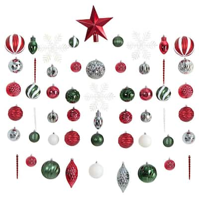 Candy Cane - Christmas Ornaments - Christmas Tree Decorations - The Home  Depot