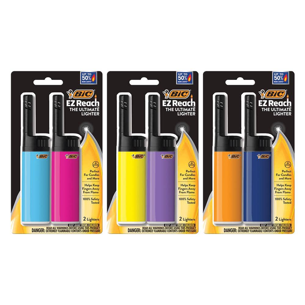 BIC EZ Reach Candle Lighter, The Ultimate Lighter With Extended Wand ...
