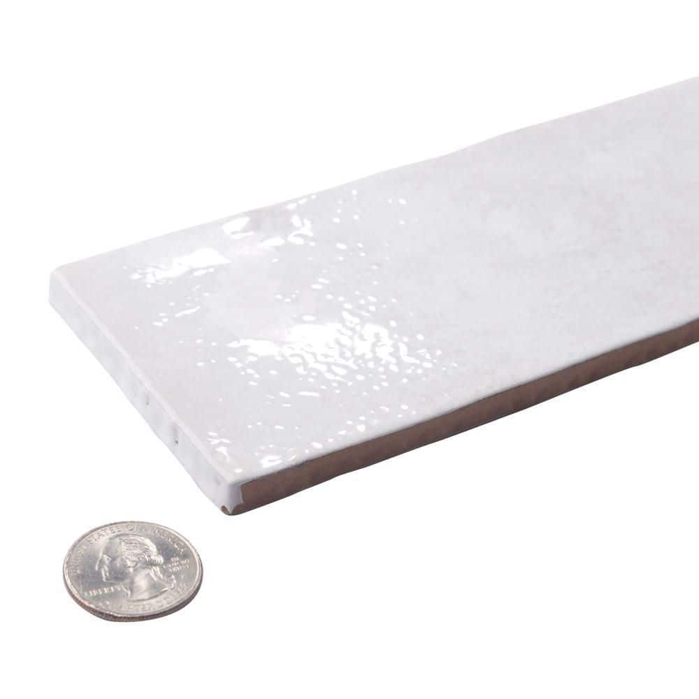 Biarritz White 3" x 12" Ceramic Wall Tile