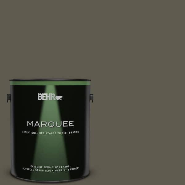 BEHR MARQUEE 1 gal. #780D-7 Wild Rice Semi-Gloss Enamel Exterior Paint & Primer