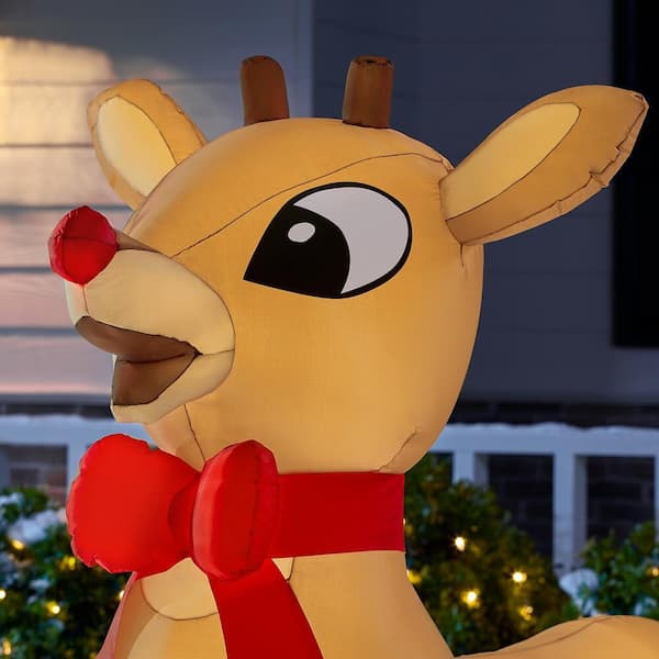 Top Christmas Inflatable Reindeer (5.5ft Tall)