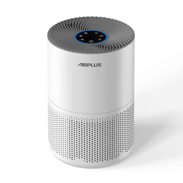 1200 sq. ft. True H13 HEPA True Personal Console Air Purifier in Whites, 99.97% Cleaner, 153 CFM, Sleep Mode, Kid Lock