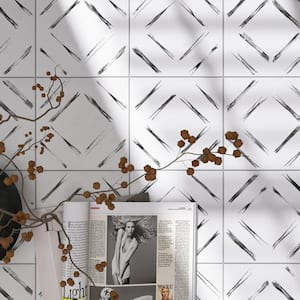 Kenzo Dec-02 7.9 in. x 7.9 in. Matte Porcelain Floor and Wall Tile (11.2 .sq. ft./Case)