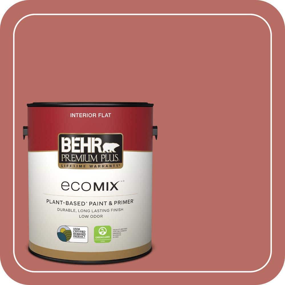 1 gal. #MQ4-34 Hacienda Tile Flat EcoMix Plant-Based Interior Paint & Primer price history on PriceWatchPro