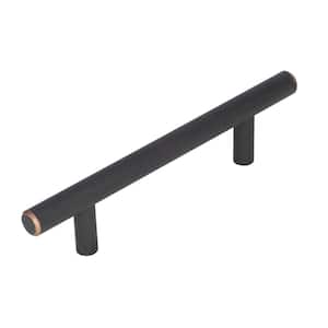 Bar Pulls 3-3/4 in. (96mm) Modern Oil-Rubbed Bronze Bar Cabinet Pull