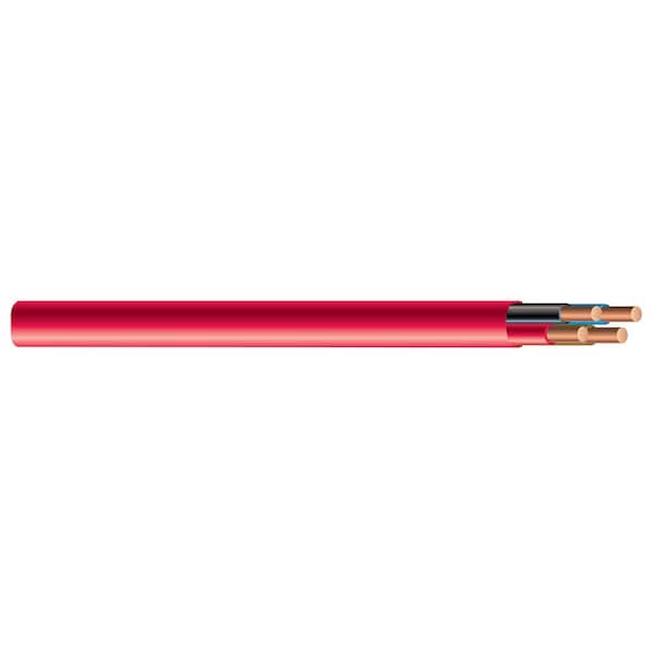 Southwire 500 ft. 18/4 Red Solid CU Unshielded FPLR Alarm Cable