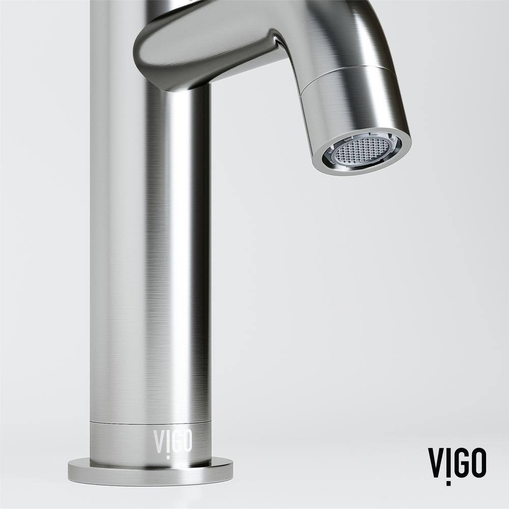 Ruxton Brushed Nickel Single Handle Bathroom Faucet