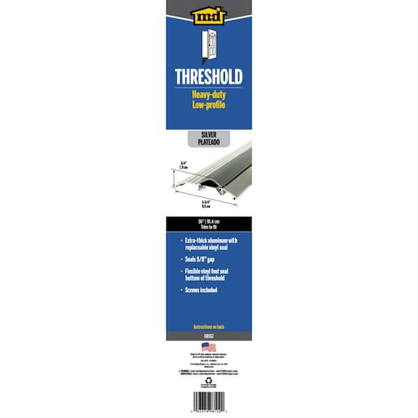 M-D Building Products 3-3/4 in. x 3/4 in. x 36 in. Silver Aluminum