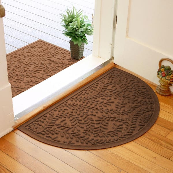 Welcome Mat Half-round Doormat For Indoor Outdoor Front Door