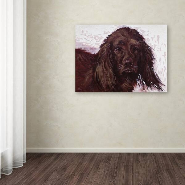 Trademark Fine Art 24 in. x 32 in. "Windy" by Lowell S.V. Devin Printed Canvas Wall Art