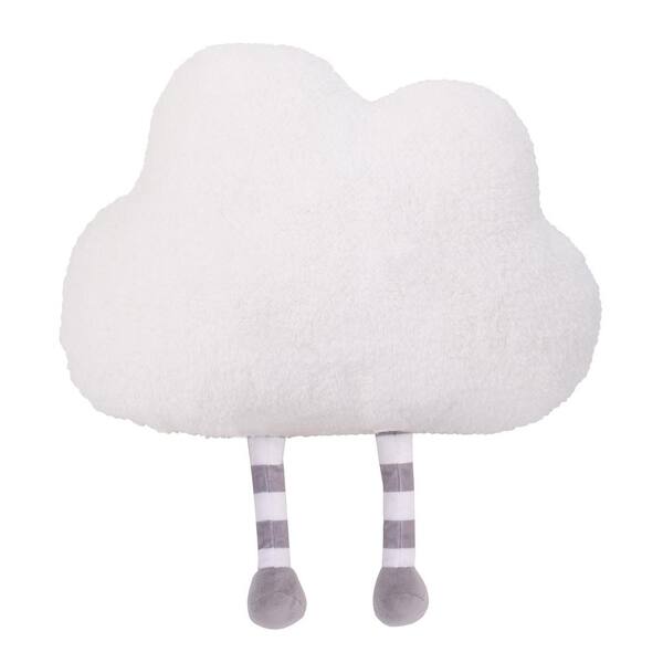 Nojo Little Love Cloud Decor Pillow, White