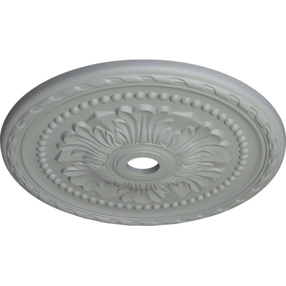 Palmetto 31.5" White Polyurethane Ceiling Medallion