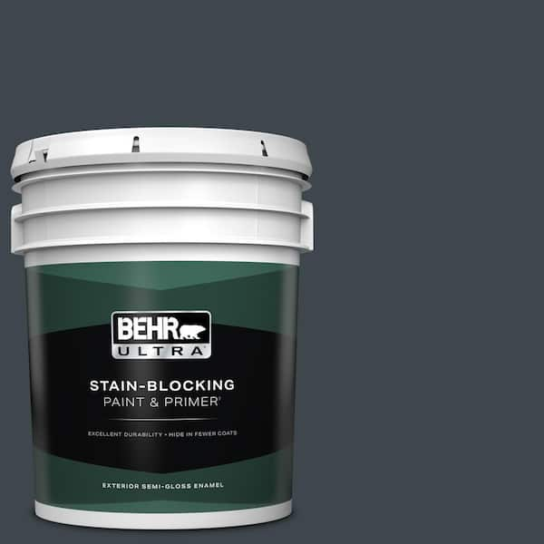 BEHR ULTRA 5 gal. #PPU25-23 Winter Way Semi-Gloss Enamel Exterior Paint & Primer