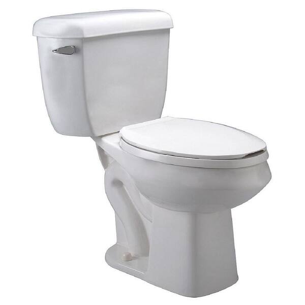 Zurn 2-piece 1.0 GPF Single Flush Round Front Toilet in White