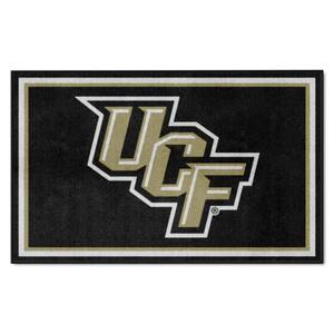 NCAA - University of Central Florida Gold 4 ft. x 6 ft. Area Rug