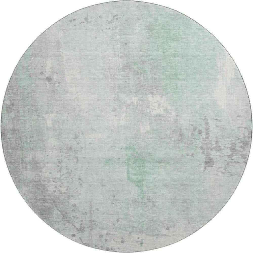 Addison Rugs Mayfield Premium Machine Washable Abstract AMF1840 Mint 8 ...