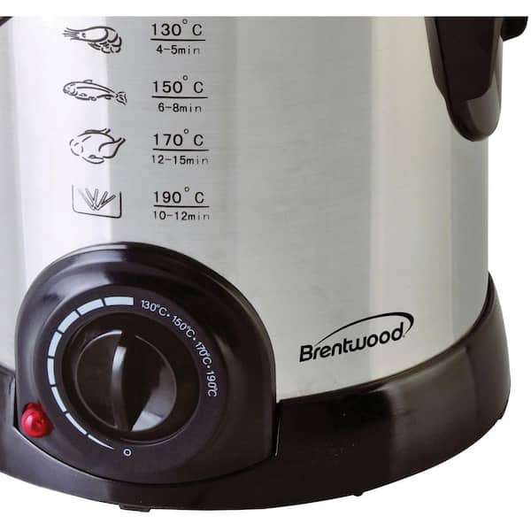 1.1 Qt. Stainless Steel Electric Deep Fryer