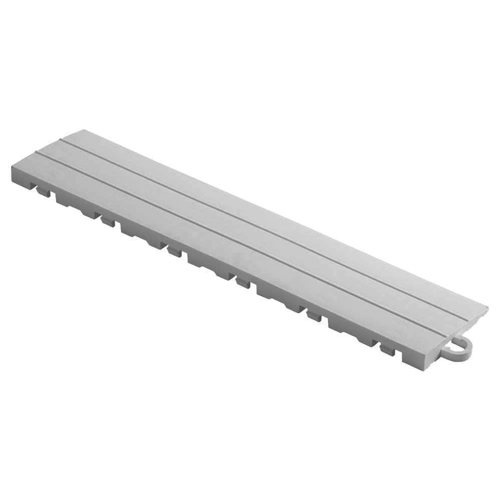 2.75 in. x 12 in. Pearl Silver Pegged Polypropylene Ramp Edging for Diamondtrax Home Modular Flooring (10-Pack) price history on PriceWatchPro