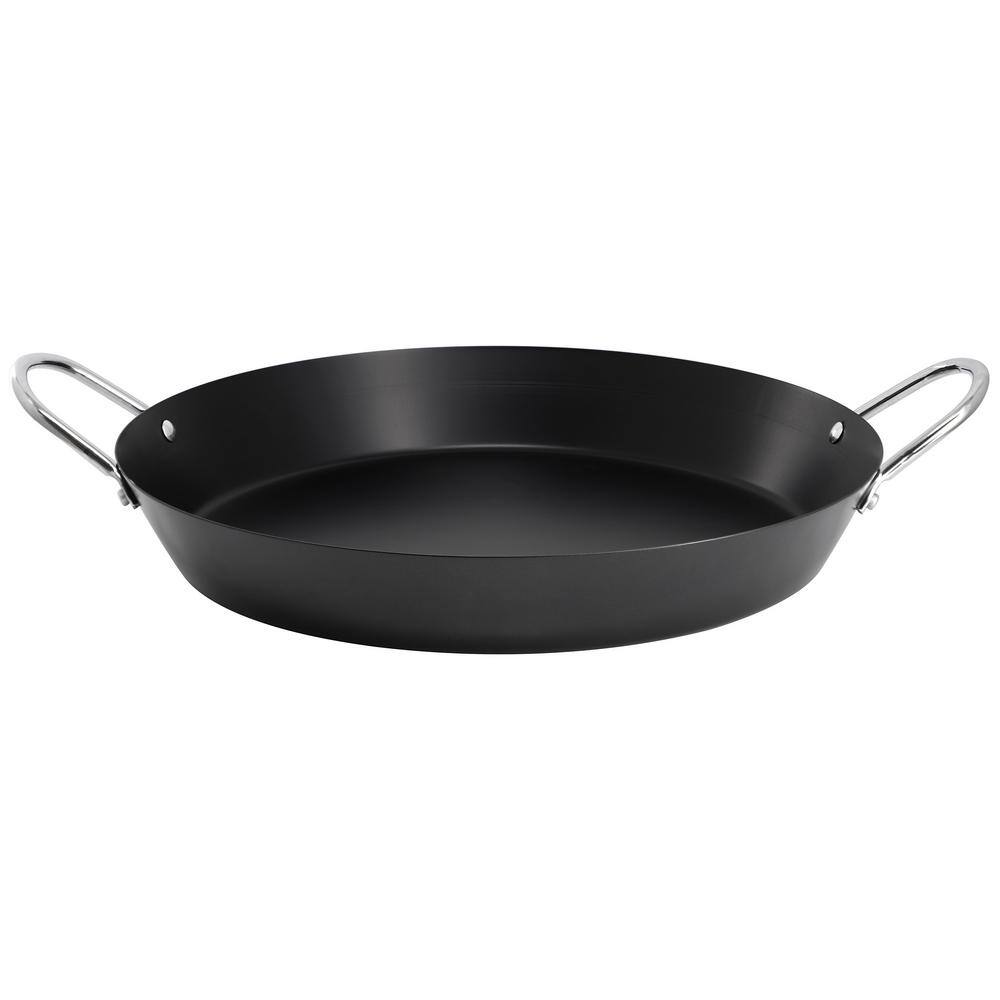 Oster 16-inch Dark Gray Carbon Steel Paella Pan