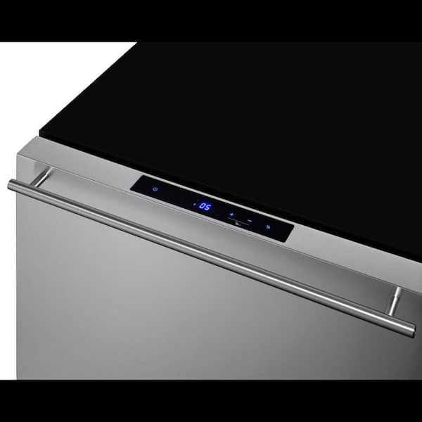 3.7 cu. ft. Upright Freezer in Stainless Steel