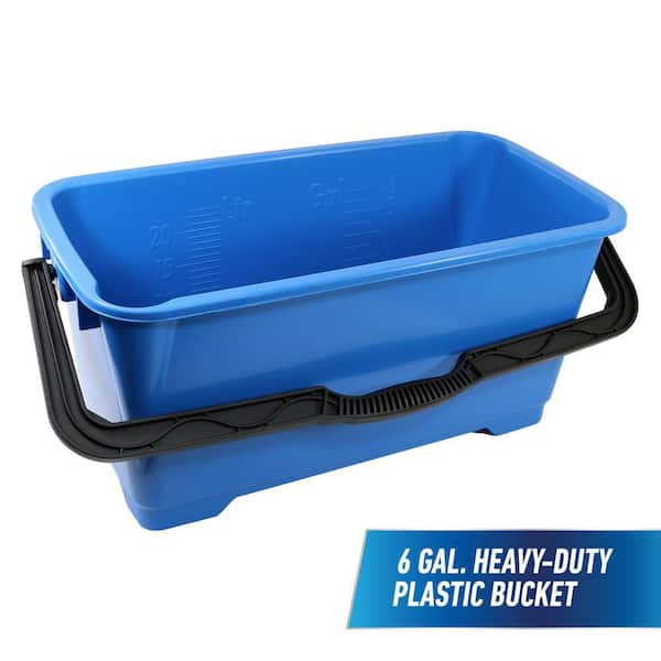 Unger 6 Gal. Heavy-Duty Plastic Bucket