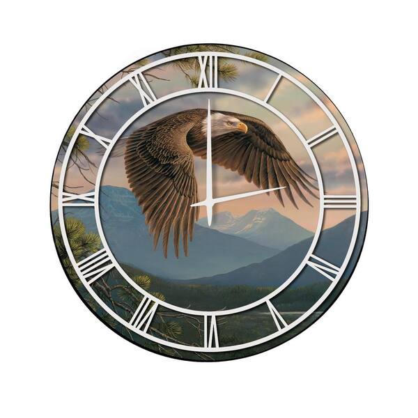 Unbranded "Majestic Moment" Full Coverage Art and White Numbers Imaged Wall Clock