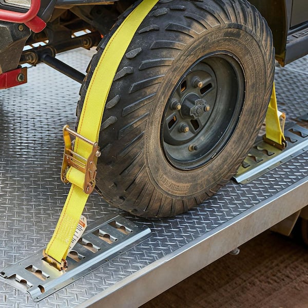 Yellow Ratchet Straps, 2 in. x 15 ft., 30 Pack E-Track Tie Down Straps, 4400 lbs. Break Strength, Ratcheting 2025 Update