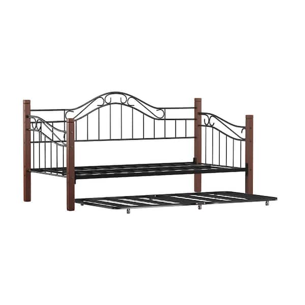 Hillsdale Furniture Matson Cherry/Black Daybed with Suspension Deck and Trundle