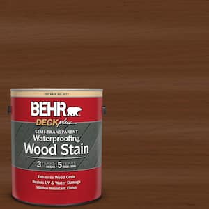 1 gal. #ST-110 Chestnut Semi-Transparent Waterproofing Exterior Wood Stain