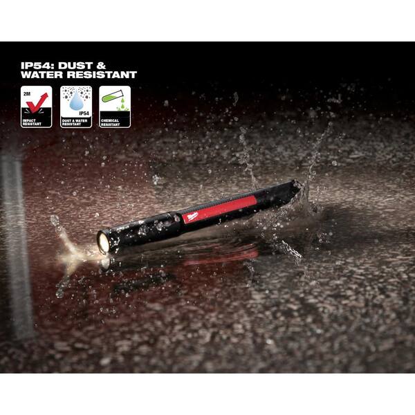 milwaukee rechargeable pen light with laser